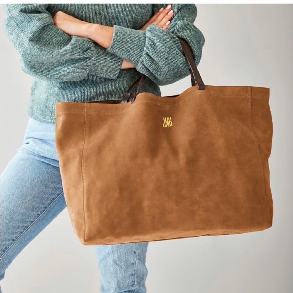 Mark and Graham Italian Suede Handbag